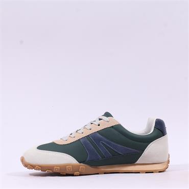 Tommy Bowe Ferriera Retro Trainer - Green Navy